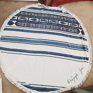 Joie x the beach people large fringe towel